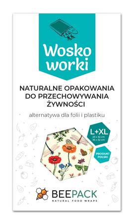 Woskoworki "Łąka" zestaw L+XL 1 szt.