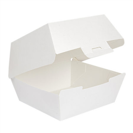 Burger box termiczny biały, rozmiar "M", 13 x 12,5 x 9 cm 50 szt.