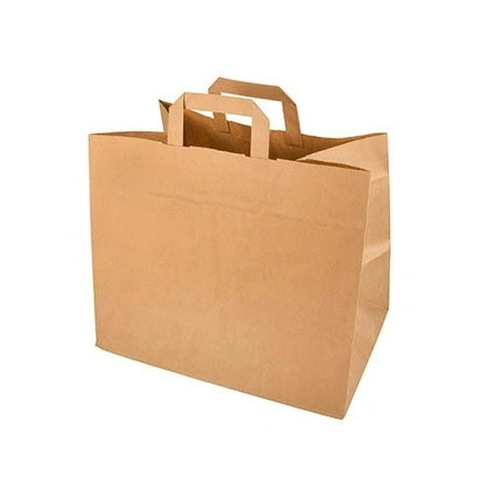 Torba papierowa z uchwytem, 22 x 11 x 24,5 cm, 250 szt.