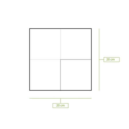 Serwetki 2-warstwowe, tłoczone, "Recycled" 20 x 20 cm 100 szt.