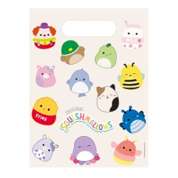 Plastic bags "Squishmallows" 17 x 23 cm 6 pcs