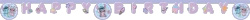 Paper birthday banner “Stitch & Angel” 2 m, 1 pc