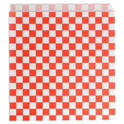 Torebka papierowa na burgera "Fitipaldi" / "Kratka" 18 x 17 cm 500 szt.