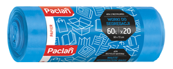 Worki do segregacji papieru niebieskie Paclan 60L, 20 szt.