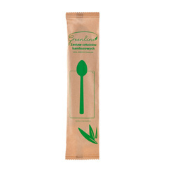 Set bamboo spoon + napkin 100 pcs.