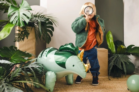 Balon foliowy stojący "Triceratops - Dinozaur" 101 x 60,5 cm, 1szt.