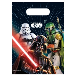 Torebki foliowe "Star Wars" 17 x 23 cm 6 szt.