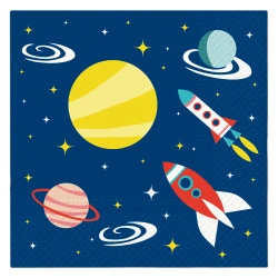 Serwetki 3-warstwowe "Space", 1/4, 33 x 33 cm 20 szt.