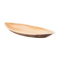 Palm leaf dish Kayak 30 x 13 x 2.5 cm 25 pcs.