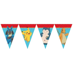 Paper garland – flags “Pokemon” 2.3 m, 1 pc