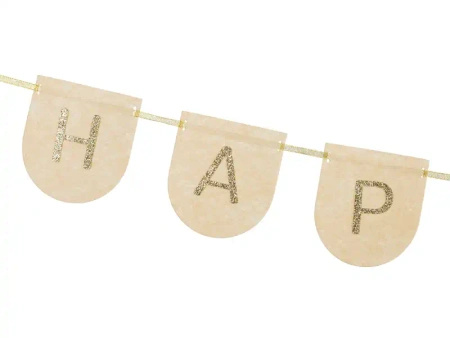 Felt Banner "Happy Birthday", 3.0 m, 1 pc