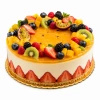 Thick gold cake boards 28 cm 1 pc.