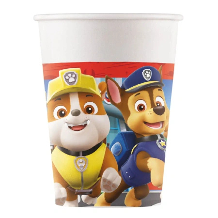 Kubek papierowy "Psi Patrol Heroes" 200 ml 8 szt.