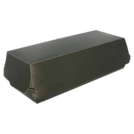 Panini lunch box black 26 x 12 x 7 cm 50 pcs.