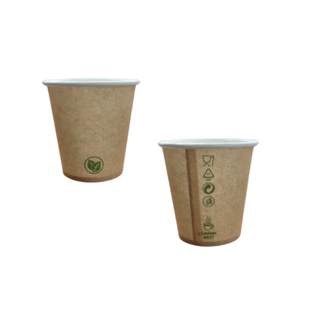 Paper cup kraft dispersion 120 ml, ¶. 62 mm 50 pcs.