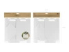Decorative Paper Cake Box, 19 x 14 x 9 cm, 10 pcs
