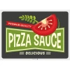 Paper placemats "Vintage Pizza", 31 x 43 cm, 4 x 500 pcs