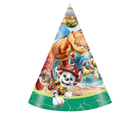 Paper party hats “Psi Patrol Dino”, 6 pcs
