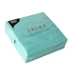 1-layer napkins mint color 1/4 33 x 33 cm 100 pcs.