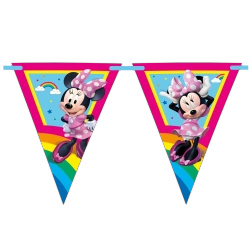 Paper Flag Garland Minnie Mouse 2.3 m 1 pc