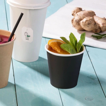 Paper cup black dispersion 120 ml, ¶. 62 mm 50 pcs.