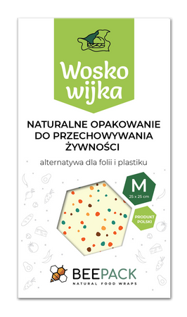 Woskowijka "Groszki" rozmiar "M" 25 x 25 cm 1 szt.