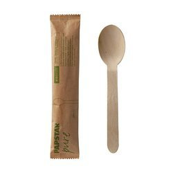 Wooden spoons individually packed 16 cm 50 pcs.