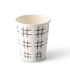 Paper cup dispersion "TicTacToe" 250 ml, ¶. 80 mm 50 pcs.