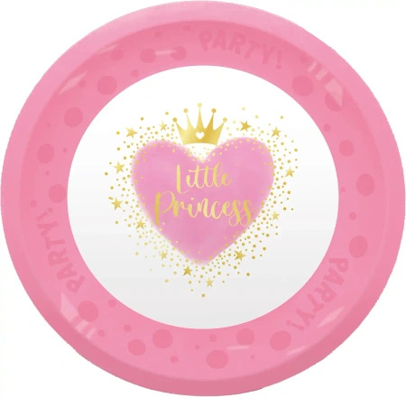 Reusable Plates Princess, 21 cm, 4 pcs.