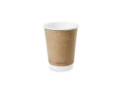 Double wall kraft paper cup 350 ml, ¶. 90 mm 25 pcs.