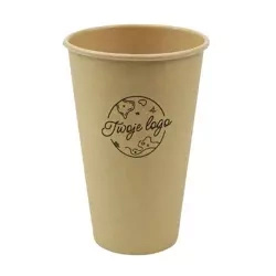 Kraft paper cup, dispersion, 450 ml, ¶. 90 mm OWN PRINTING 2000 pcs.