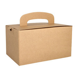 Lunch box with handle 22.5 x 15.5 x 12.5 cm 20 pcs.