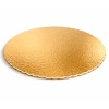 Thick gold cake boards 30 cm 1 pc.