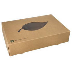 Catering transport carton 35,7 x 24,7 x 8 cm 10 pcs.