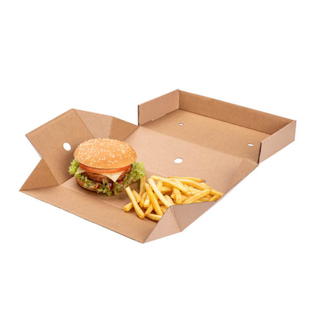 Burger box folding set 24,5 x 12 x 10 cm 100 pcs.