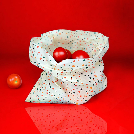 Beeswax bags “Polka Dots” L 23×32 cm, 1 pc