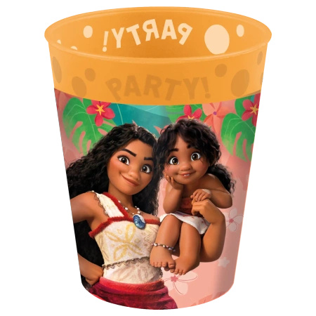 Kubki wielorazowe "Vaiana" 250 ml, 4 szt.