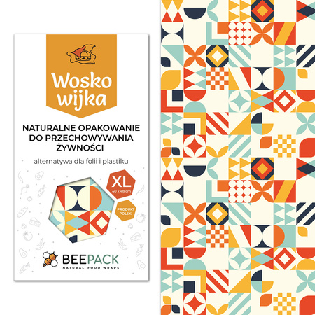 Waxwork "Geometric Pattern" size "XL" 40 x 48 cm 1 pcs.