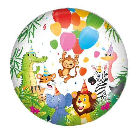 Balony foliowe "Jungle", 46 cm, 1 szt.