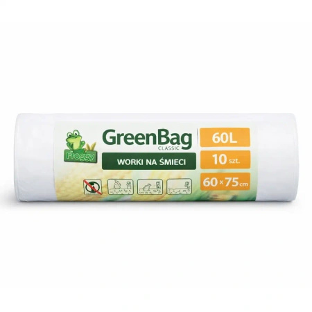 Compostable garbage bags 60L 10 pcs.