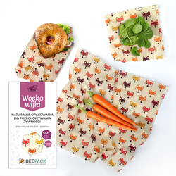 Wax "Foxes" Pack 1 x "S", 1 x "M", 1 x "L" 3 pcs.