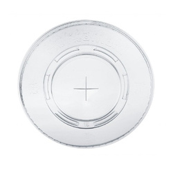 PLA flat lid with opening/cross-cut Ø 95 mm 100 pcs.