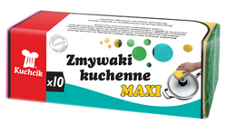 Dishwashing sponges Kuchcik Maxi, 10 pcs.
