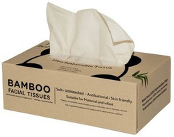 Bamboo sanitary wipes in a box of 100 pcs.