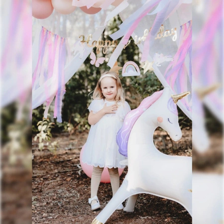 Standing Foil Balloon "Unicorn", 95 × 86 cm, 1 pc