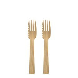 Bamboo fork-knife 14,5 cm 50 pcs.