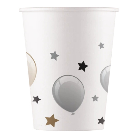 Kubek papierowy "Milestone" 200 ml 8 szt.