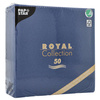 Serwetki Royal Collection niebieskie / granatowe 1/4 3W 40 x 40 cm 50 szt.