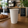 Kubek papierowy dwuściankowy biały, mat, dyspersja 250 ml, śr. 80 mm 25 szt.