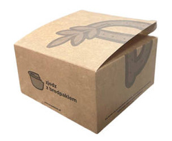 Breadpack delivery box 13.5 x 13.5 x 7 cm, 40 pcs.